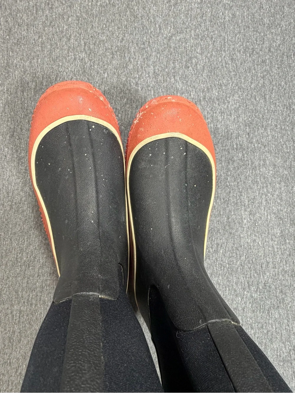 The Original Muck Boot Company Kids' Black and Red Waterproof Boots